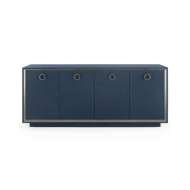 Picture of ANSEL 4-DOOR CABINET, BLUE STEEL