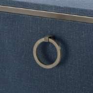 Picture of ANSEL 4-DOOR CABINET, BLUE STEEL