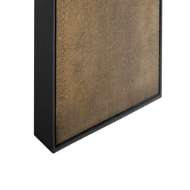 Picture of ODEON BENCH/SIDE TABLE, ANTIQUE BRASS AND DARK BRONZE