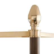 Picture of PIERCE ETAGERE, BRONZE AND POLISHED BRASS