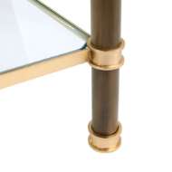 Picture of PIERCE ETAGERE, BRONZE AND POLISHED BRASS