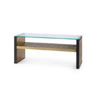 Picture of ODEON LARGE BENCH/COFFEE TABLE GLASS TOP, CLEAR