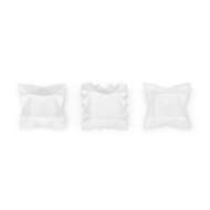 Picture of ORIGAMI SET OF 3 CATCH ALL, BLANCE DE CHINE
