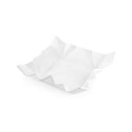 Picture of ORIGAMI SET OF 3 CATCH ALL, BLANCE DE CHINE