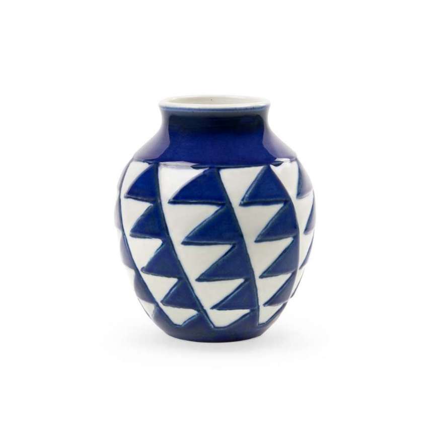 Picture of COLUMBINA VASE, BLUE AND WHITE
