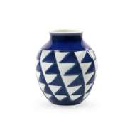 Picture of COLUMBINA VASE, BLUE AND WHITE