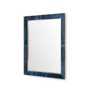Picture of ETIENNE LARGE MIRROR, ANTIQUE MIDNIGHT BLUE