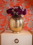 Picture of MALI MEDIUM CACHE POT, BRASS