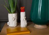 Picture of BRANCH SMALL VASE, BLANC DE CHINE