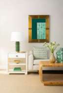 Picture of BREA MIRROR, ANTIQUE BRASS