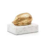 Picture of HEDGEHOG STATUE, GOLD LEAF