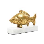 Picture of CARP FISH STATUE, GOLD LEAF