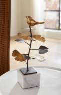 Picture of BIRDSONG STATUE, GOLD LEAF