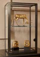 Picture of ANTELOPE STRAIGHT HORN STATUE, GOLD LEAF