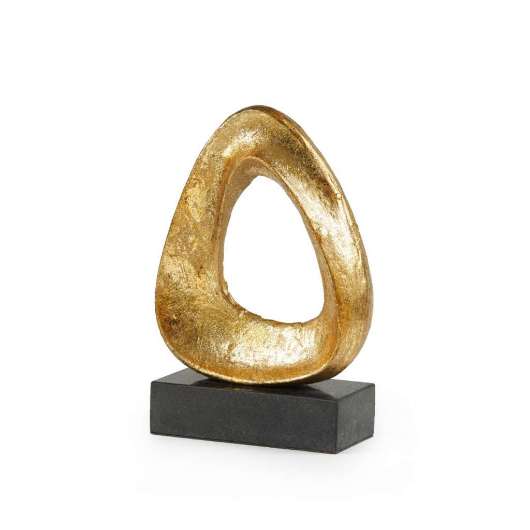 Picture of ALPHA STATUE, GOLD LEAF AND NERO MARQUINA MARBLE