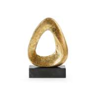 Picture of ALPHA STATUE, GOLD LEAF AND NERO MARQUINA MARBLE