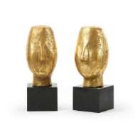 Picture of ALBERTO STATUE (PAIR), GOLD LEAF