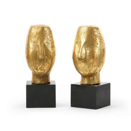 Picture of ALBERTO STATUE (PAIR), GOLD LEAF