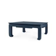 Picture of BETHANY LARGE SQUARE COFFEE TABLE, STORM BLUE