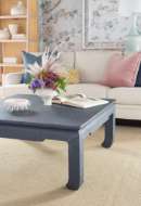 Picture of BETHANY LARGE SQUARE COFFEE TABLE, STORM BLUE