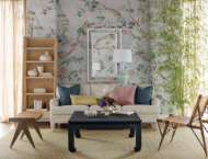 Picture of BETHANY LARGE SQUARE COFFEE TABLE, STORM BLUE