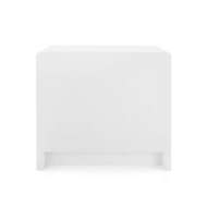 Picture of BRYANT LINEN 3-DRAWER SIDE TABLE, CHIFFON WHITE