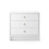Picture of BRYANT 3-DRAWER SIDE TABLE, WHITE PEARL