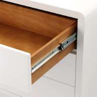 Picture of BRYANT 3-DRAWER SIDE TABLE, WHITE PEARL