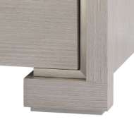 Picture of BLAKE 3-DRAWER SIDE TABLE, TAUPE GRAY
