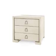 Picture of BLAKE 3-DRAWER SIDE TABLE, BLANCHED OAK