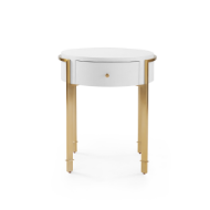 Picture of BODRUM SIDE TABLE, VANILLA