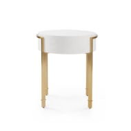 Picture of BODRUM SIDE TABLE, VANILLA