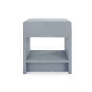 Picture of BENJAMIN LINEN 1-DRAWER SIDE TABLE, WINTER GRAY