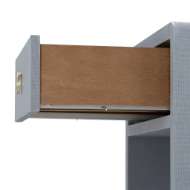 Picture of BENJAMIN LINEN 1-DRAWER SIDE TABLE, WINTER GRAY