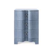 Picture of BARDOT 3-DRAWER SIDE TABLE, NAVY BLUE