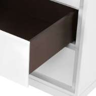 Picture of BERGAMO 3-DRAWER SIDE TABLE, WHITE PEARL