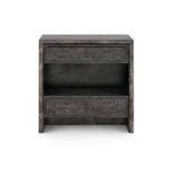 Picture of BEATRICE 2-DRAWER END TABLE, ARABICA BURL