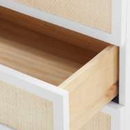 Picture of ASTOR 3-DRAWER SIDE TABLE, VANILLA