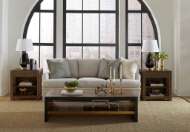 Picture of ODEON COFFEE TABLE, ANTIQUE BRASS AND DARK BRONZE