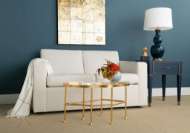 Picture of CRISTAL COFFEE TABLE, GOLD LEAF