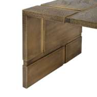 Picture of HOLLIS COFFEE TABLE, ANTIQUE BRASS