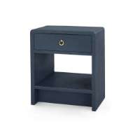 Picture of BENJAMIN LINEN 1-DRAWER SIDE TABLE, BLUE STEEL