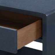 Picture of BENJAMIN LINEN 1-DRAWER SIDE TABLE, BLUE STEEL