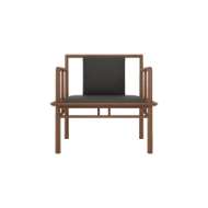 Picture of MING LEATHER LOUNGE CHAIR
