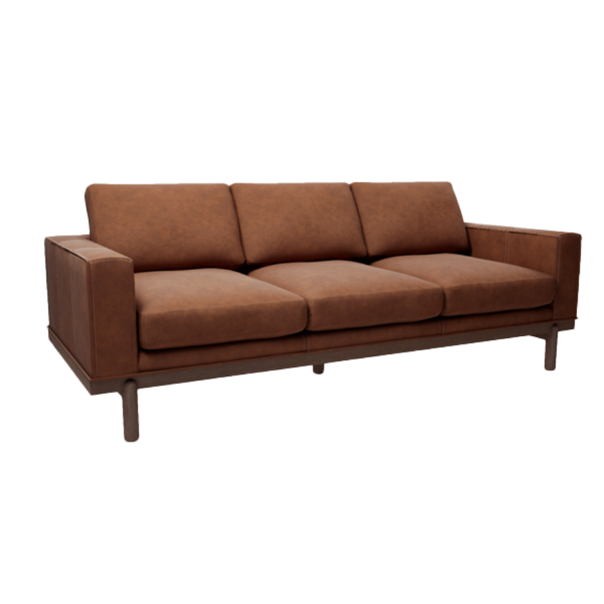 Picture of CANTOR 84" LEATHER SOFA