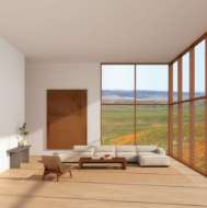 Picture of CANTOR LEATHER LOUNGE CHAIR