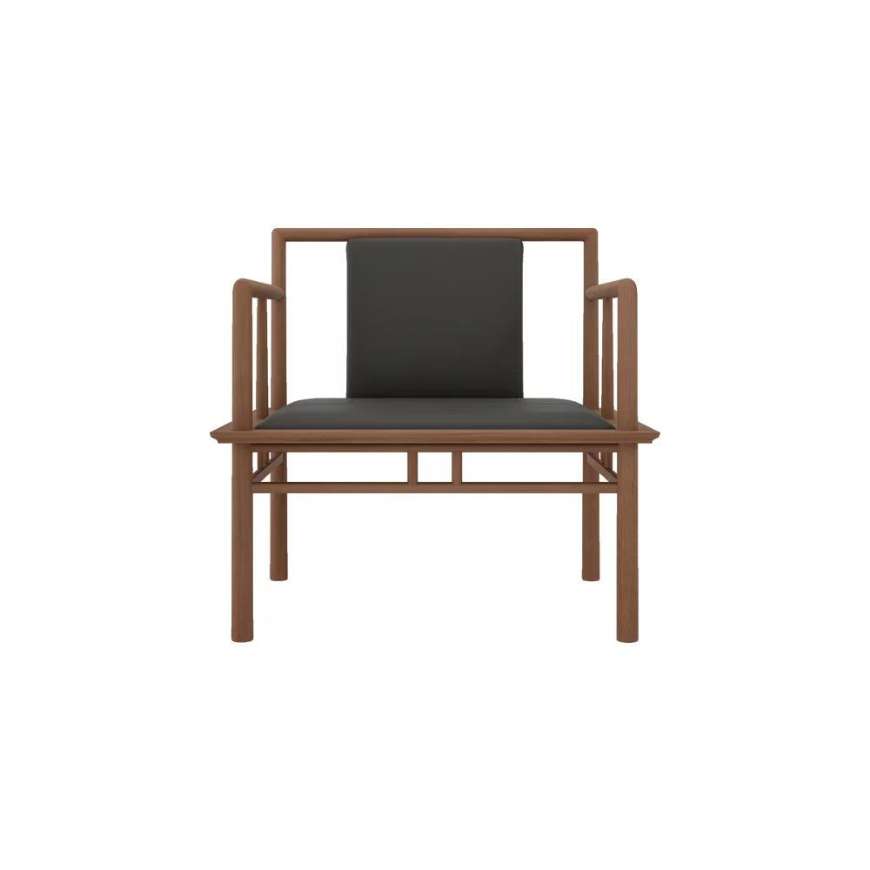 Picture of MING LEATHER LOUNGE CHAIR