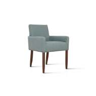 Picture of MERCED LEATHER LOW BACK ARMCHAIR