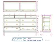 Picture of TOMLIN NINE DRAWER DRESSER