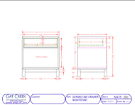 Picture of GERARD ONE DRAWER NIGHTSTAND